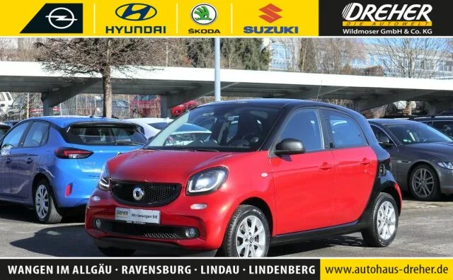 SMART forfour passion (66kW) Pano.-Dach/Klima/Sitzhzg.