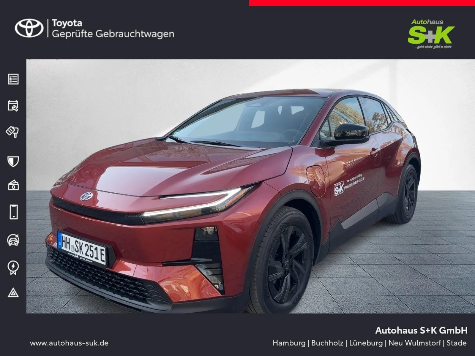Toyota C-HR+ + BEV Teamplayer+SHZ+R-kam+Elk. hecklappe+