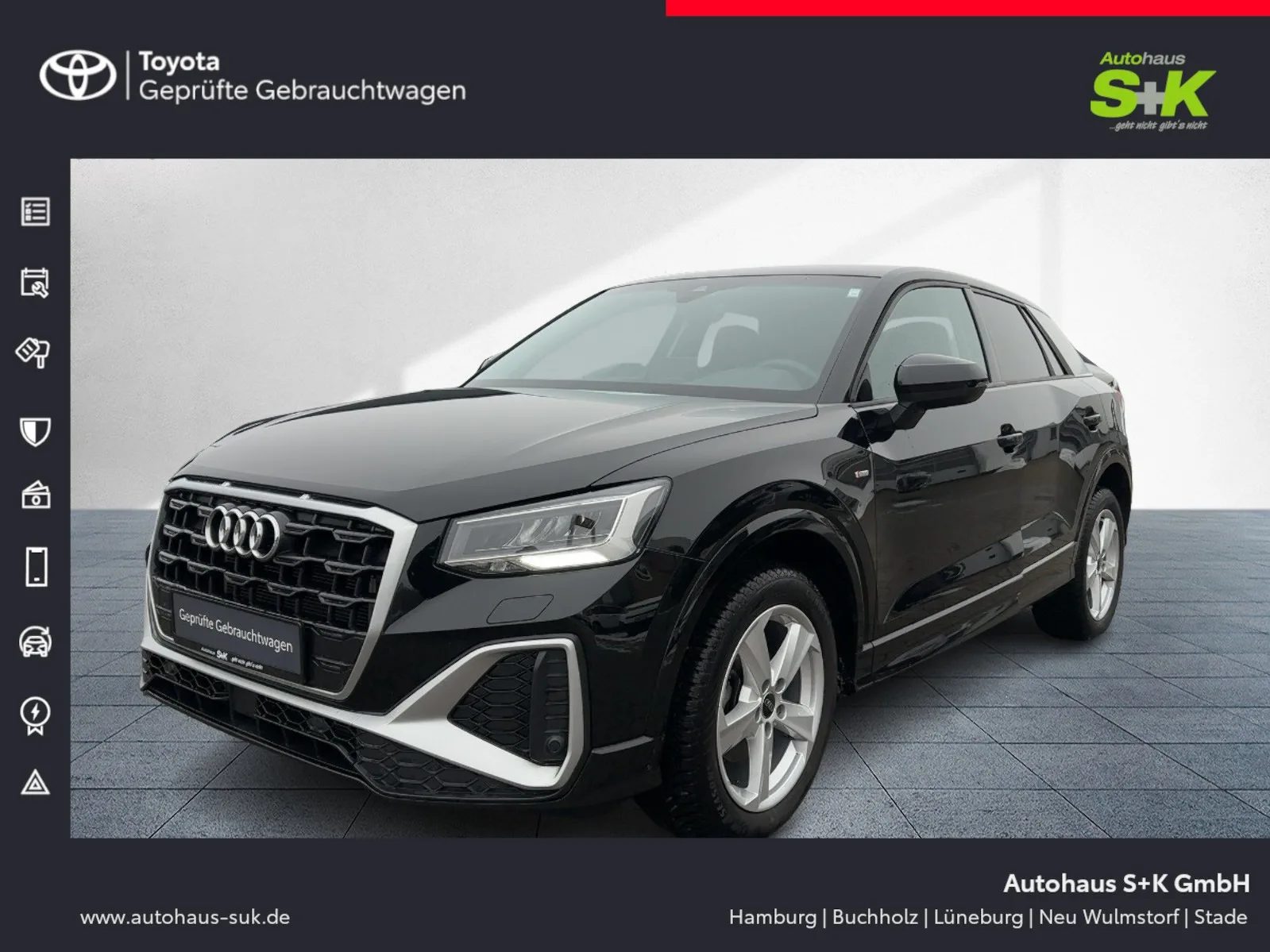 AUDI Q2 35 TFSI S line*DSG*CARPLAY*PDC*LED*NAVI*SHZ*
