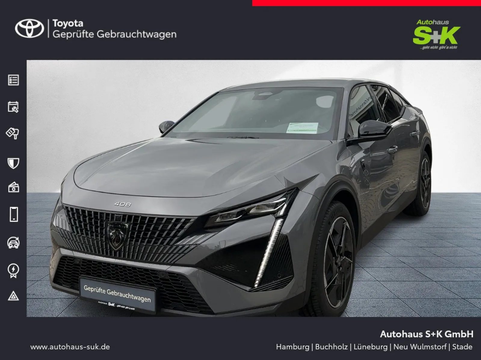 Peugeot 408 Plug-In Hybrid 225 GT*8-fach*NAVI*360°-Kamer