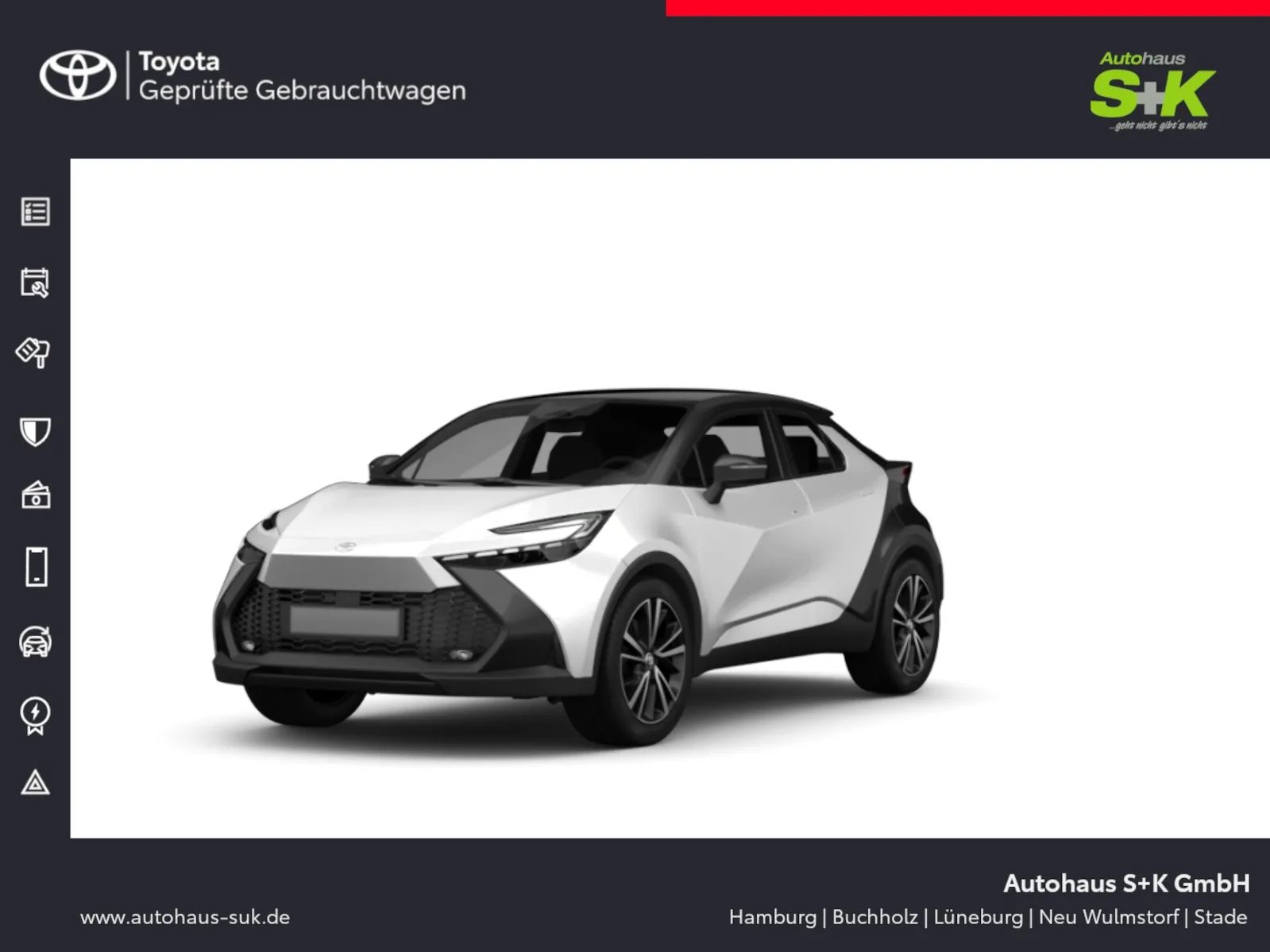 Toyota C-HR - 2,0 l Plugin 4x2 Teamplayer CVT ABS ESP Z