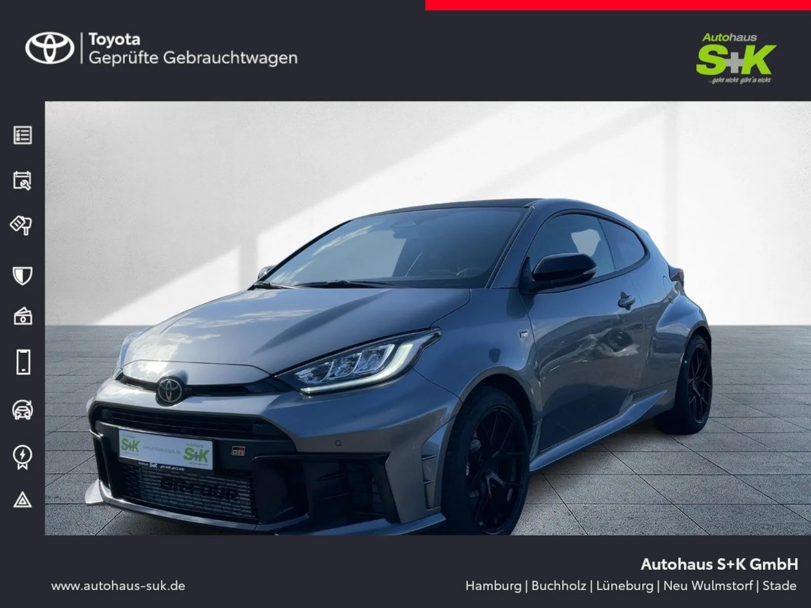Toyota Yaris 1.6 Turbo GR 4x4 +JR-FELGEN+8-FACH+WINTER-
