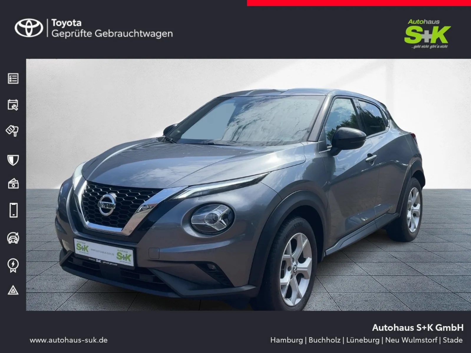 Nissan Juke 1.0 DIG-T N-Connecta LED DAB Navi ABS Fahre