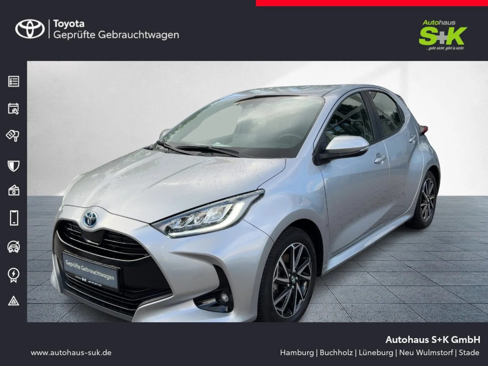 Toyota Yaris 1,5l VVT-iE Hybrid+Kamera+CarPlay+Sitzheiz