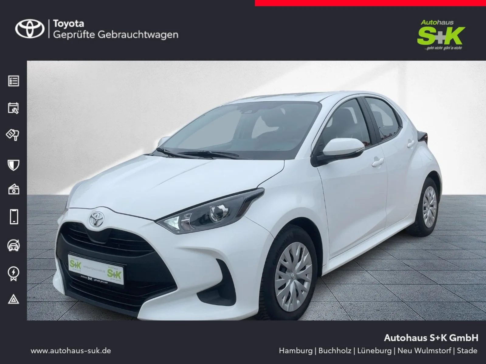 Toyota Yaris 1.0 Dual Comfort +GJR+ACC+CARPLAY+DAB++KAM