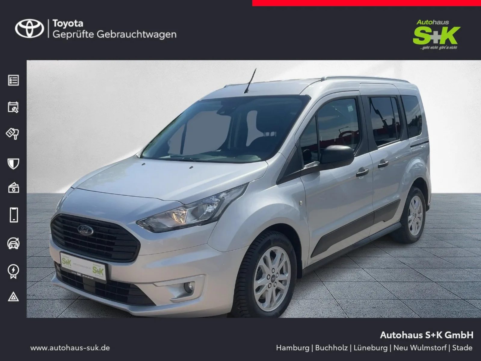 Ford Tourneo Connect 1.5TDCi Trend S/S EcoBlue +8-FAC