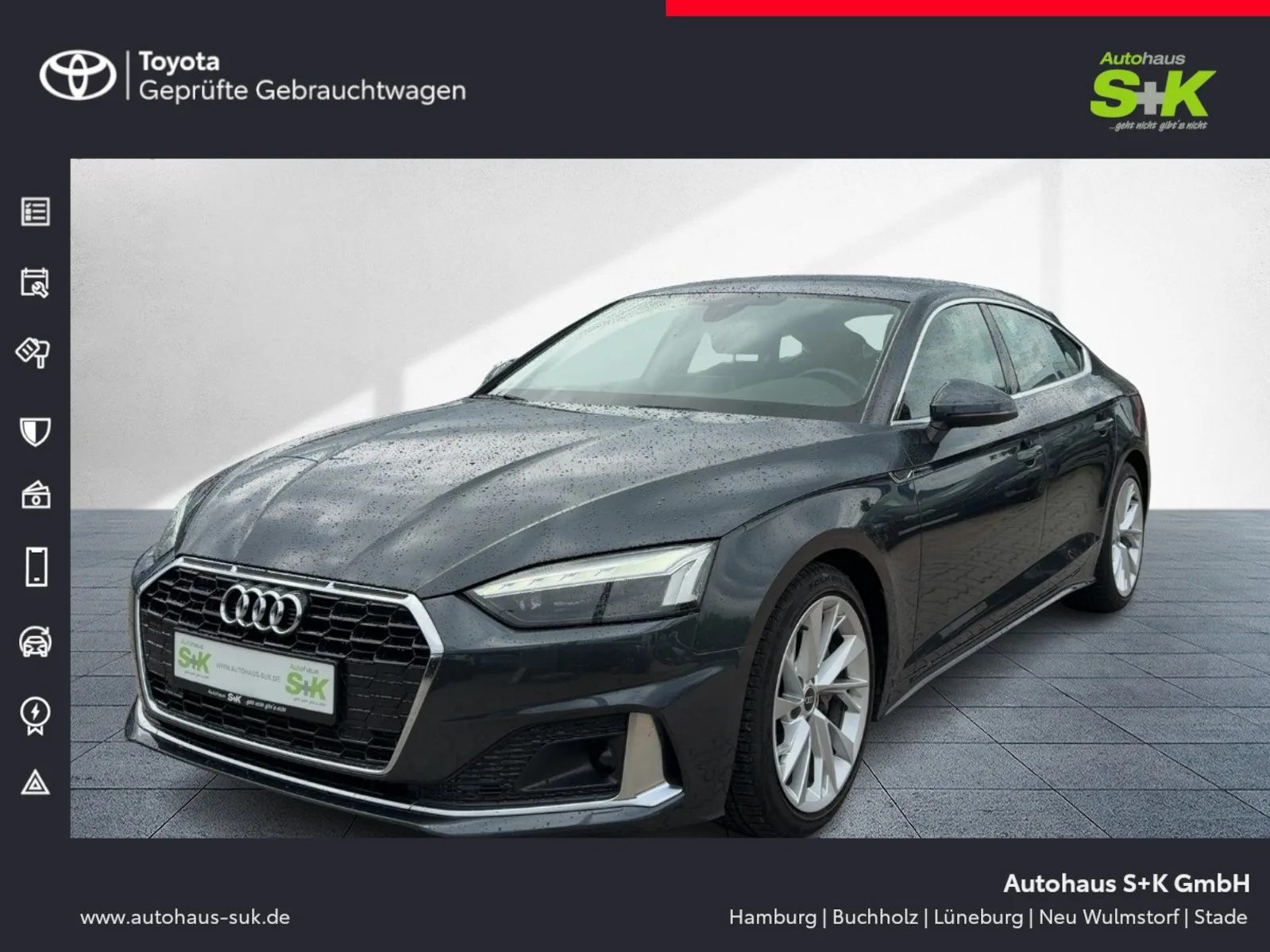 AUDI A5 40 Sportback advanced 2.0 TFSI +KAM+CARPLAY+A