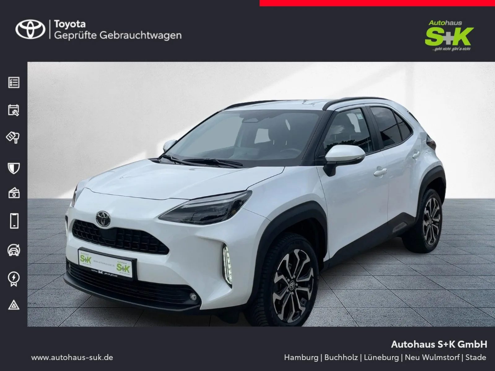 Toyota Yaris Cross 1.5 Hybrid Black & White +CARPLAY+WI