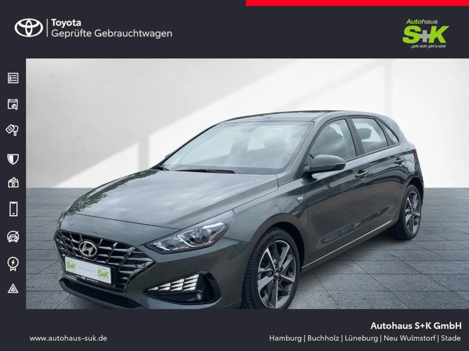 HYUNDAI i30 1.5 T-GDI Trend Mild-Hybrid*CARPLAY+KLIMA+PD