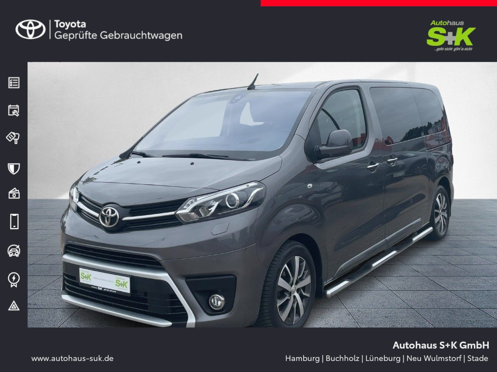Toyota Proace Verso 2.0 D-4D L1 Executive +WEBASTO+PANO