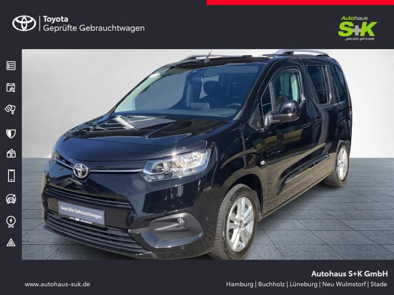 Toyota Proace City Verso 1,2- Team D L1*Allwetter*Pano*