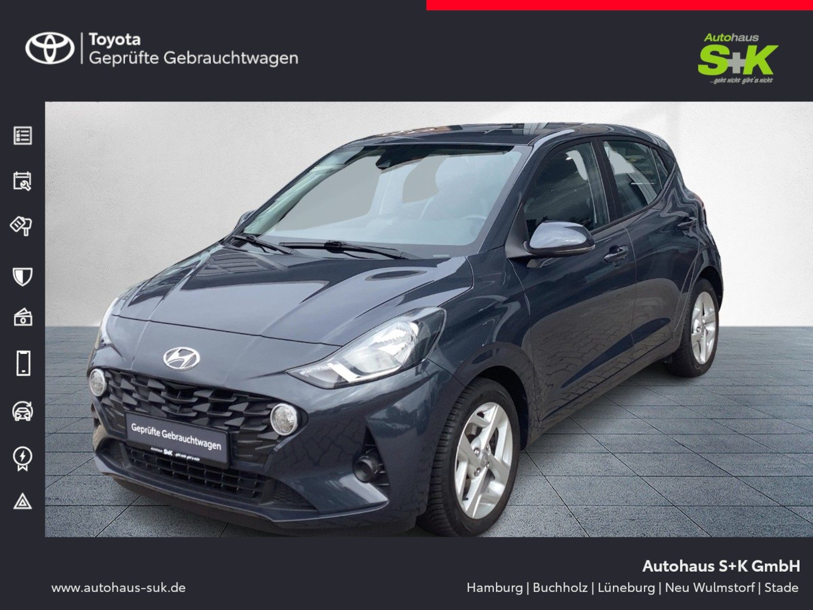 HYUNDAI i10 Trend "Carplay"Sitz+Lenkradheiz"Klima"PDC hi