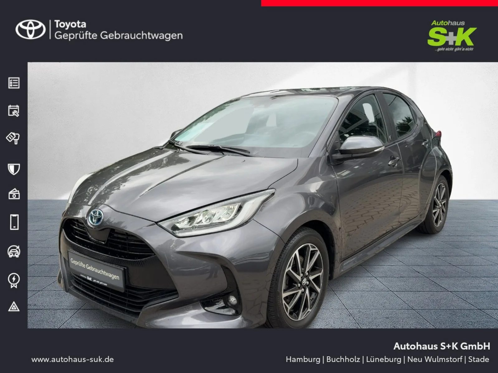Toyota Yaris 1,5l HEV Team D*Kamera*Klima*CarPlay*WKR