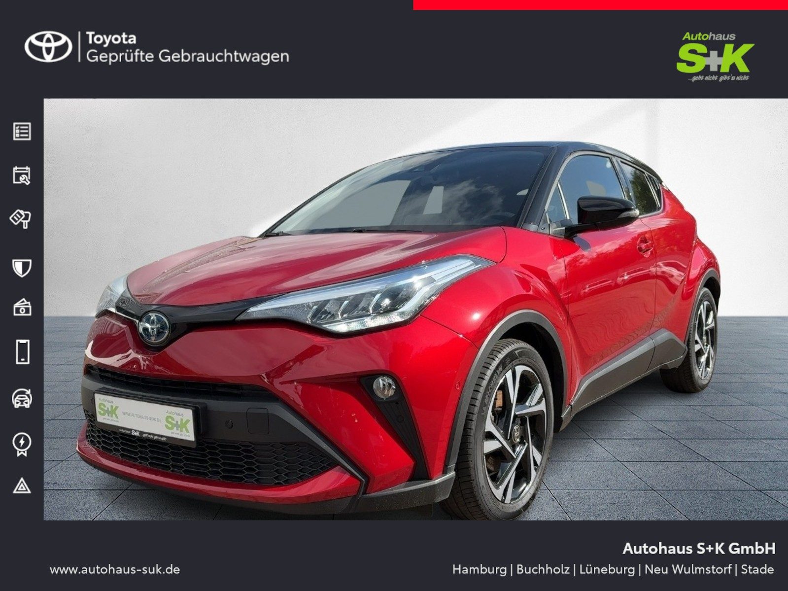 Toyota C-HR 2.0 Hybrid Team D+SHZ+KLIMA+PDC+R-KAMERA+++