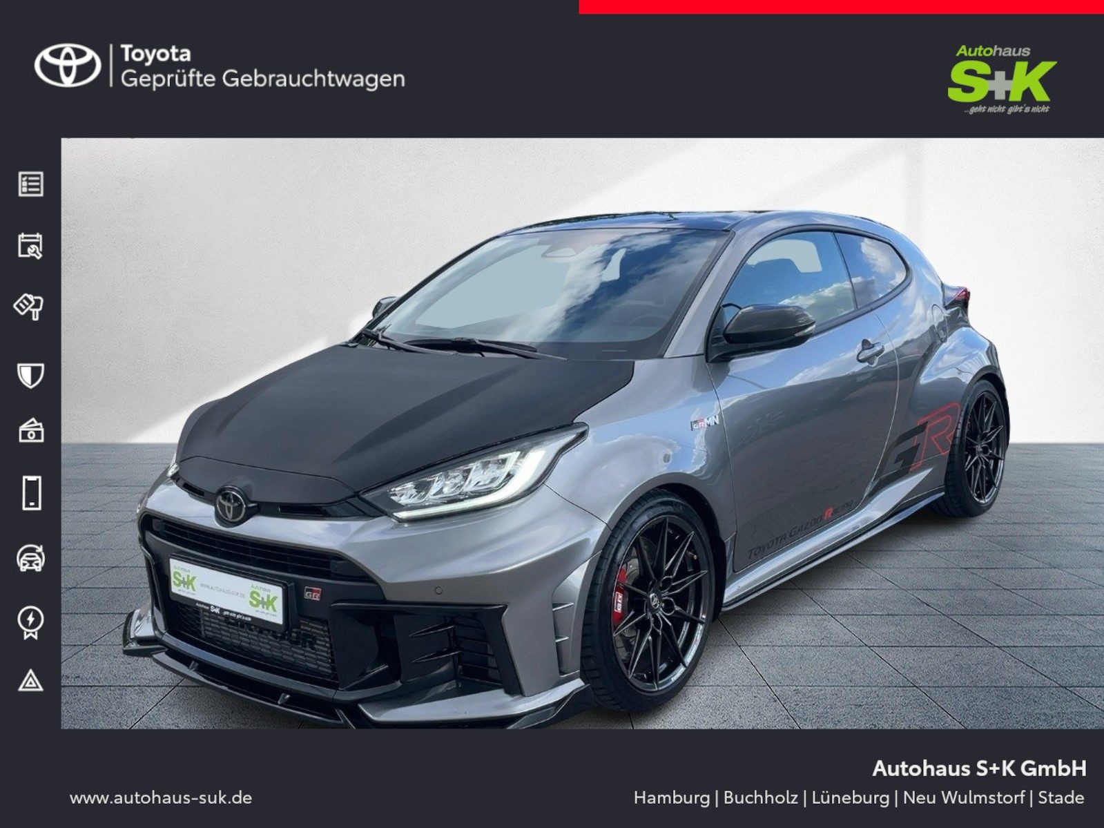 Toyota Yaris 1.6 Turbo GR +CARBON+MILLTEK+HR-FEDERN+WIN