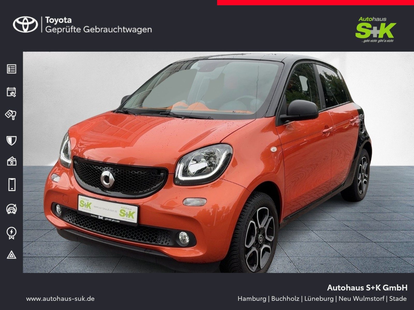 SMART ForFour passion+Klima+ALLWETTERREIFEN+R-KAMERA++