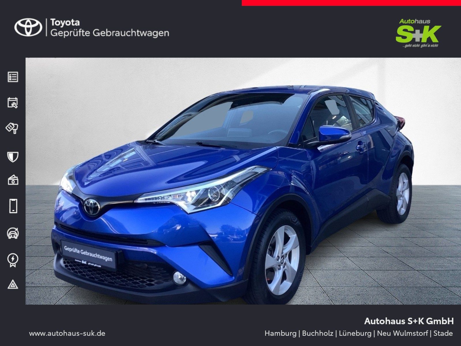 Toyota C-HR 1,2 Ltr. Flow*Allwetter*Navi*R-Kamera*Sithe
