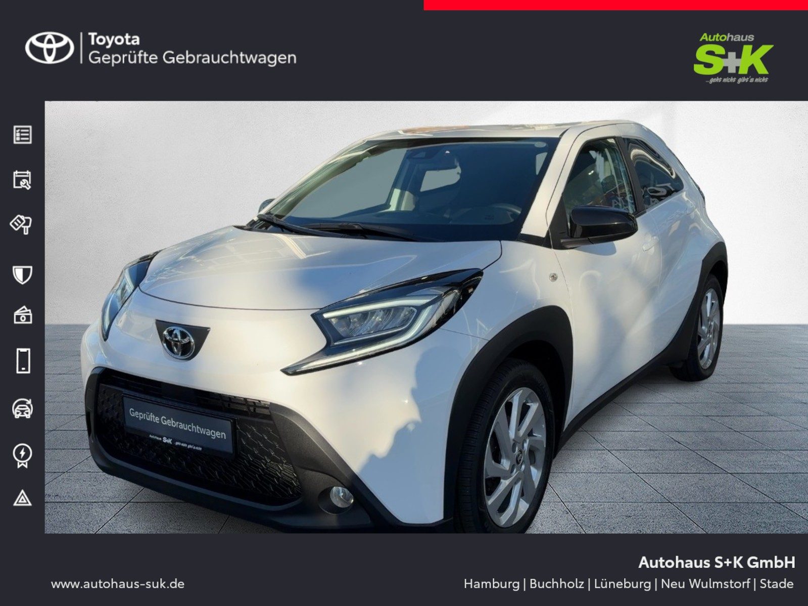 Toyota Aygo X 1,0 Ltr. Pure*Carplay*LED*R-Kamera*Sitzhe