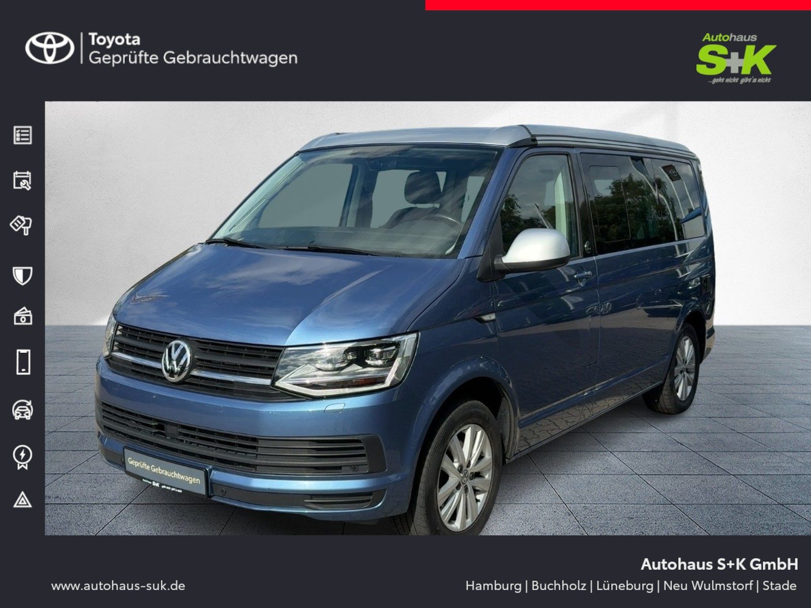 VW T6 California 30 Years *Bearlock*AHK*Fahrradtr.