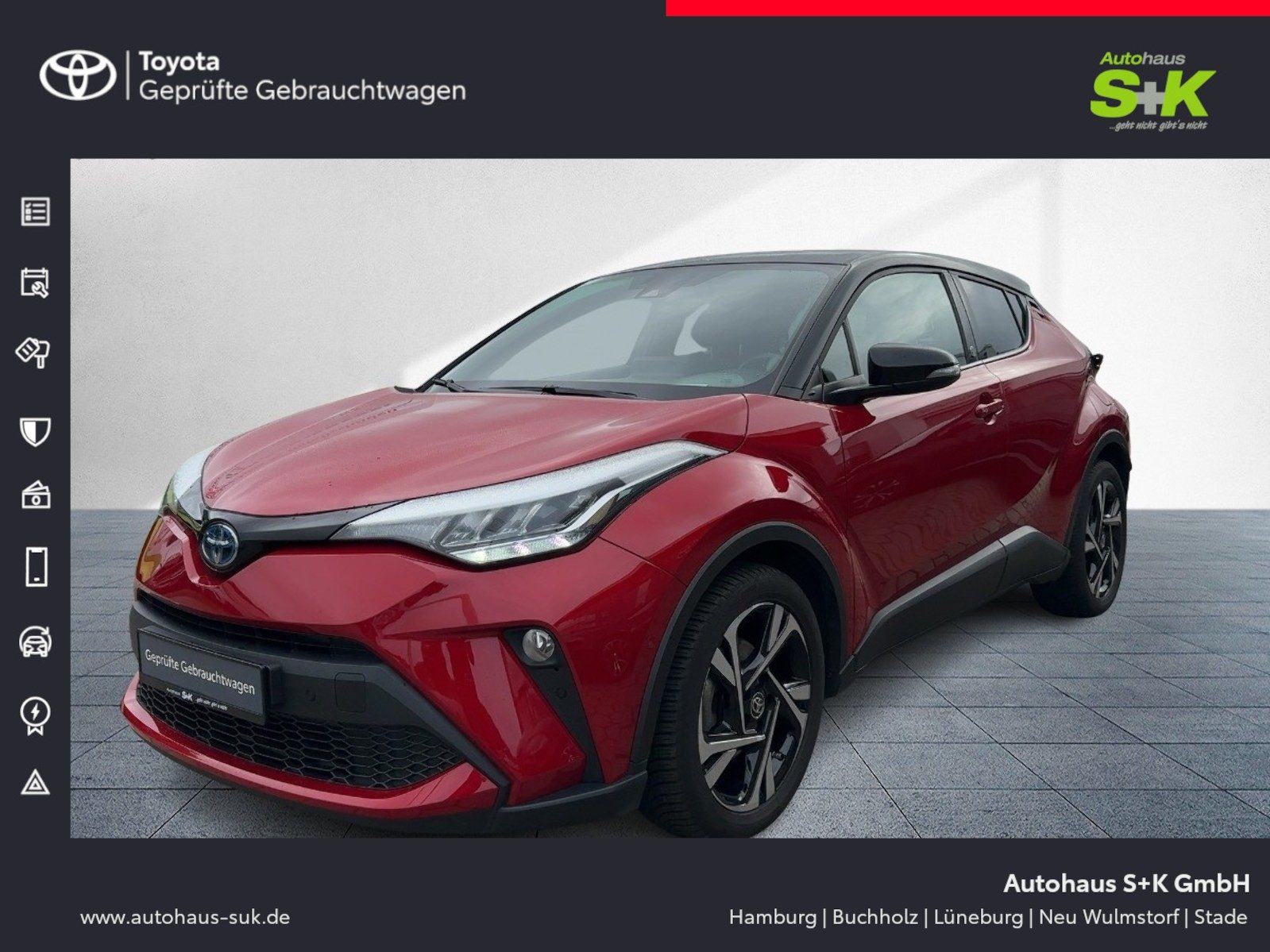 Toyota C-HR 2.0 Hybrid Team D *SHZ*LRHZ*GJR*TEMPOMAT*KA