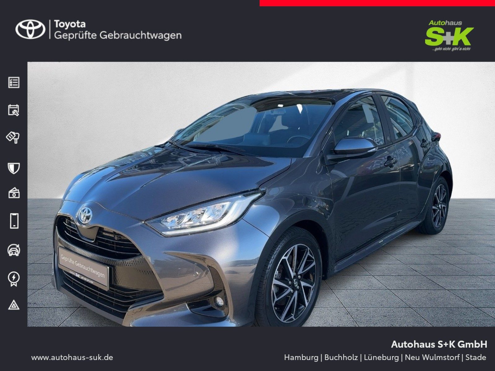 Toyota Yaris "Carplay"Totwinkel"R-Kamera"EPH"Adapt. Tem