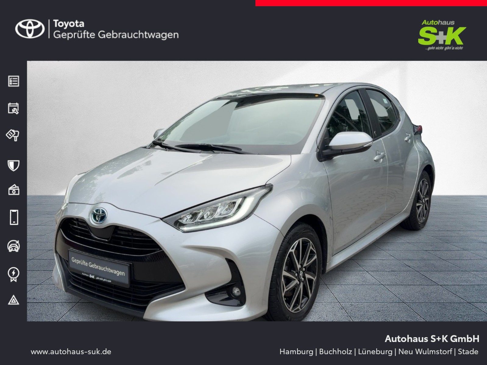 Toyota Yaris 1.5 Hybrid Team D*Kamera*Tempomat*CarPlay*