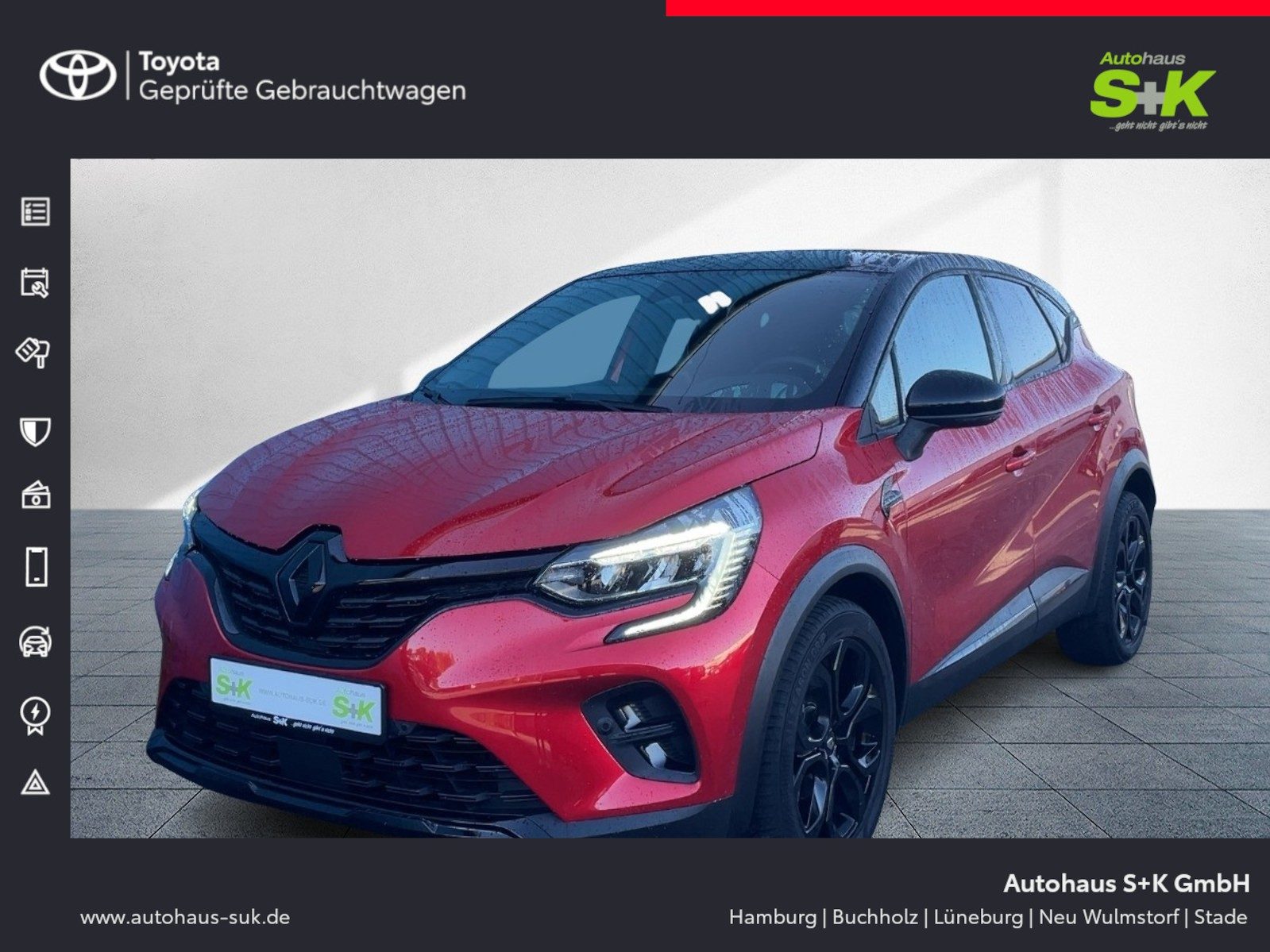 Renault Captur RIVE GAUCHE TCe 160 +SHZ+CARPLAY+GJR+KAME