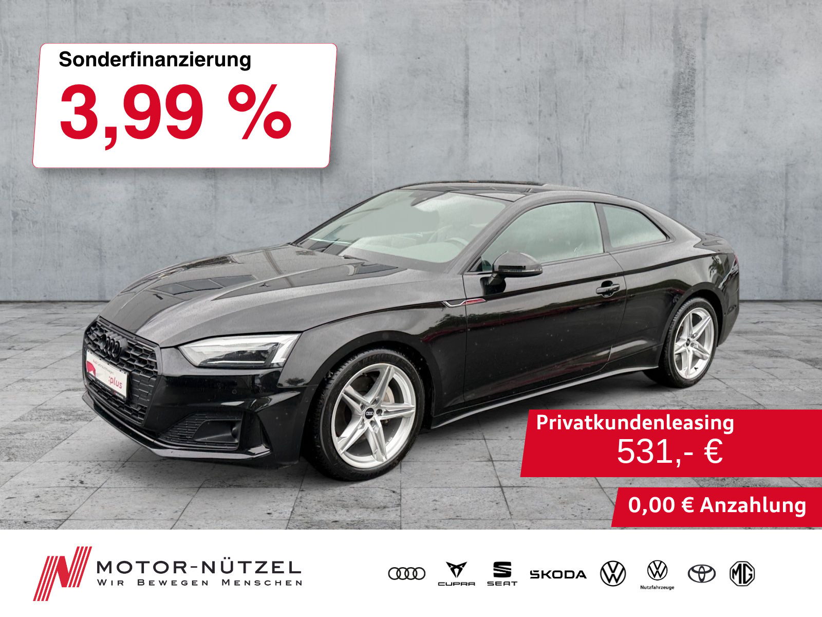 AUDI A5 Coupé 40 TDI QU S-TR ADVANCED LED+NAVI+PANO