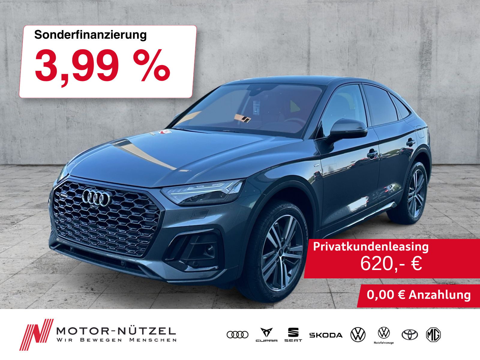 AUDI Q5 Sportback 55 TFSI e QU S-LINE MATRIX+NAVI+HuD