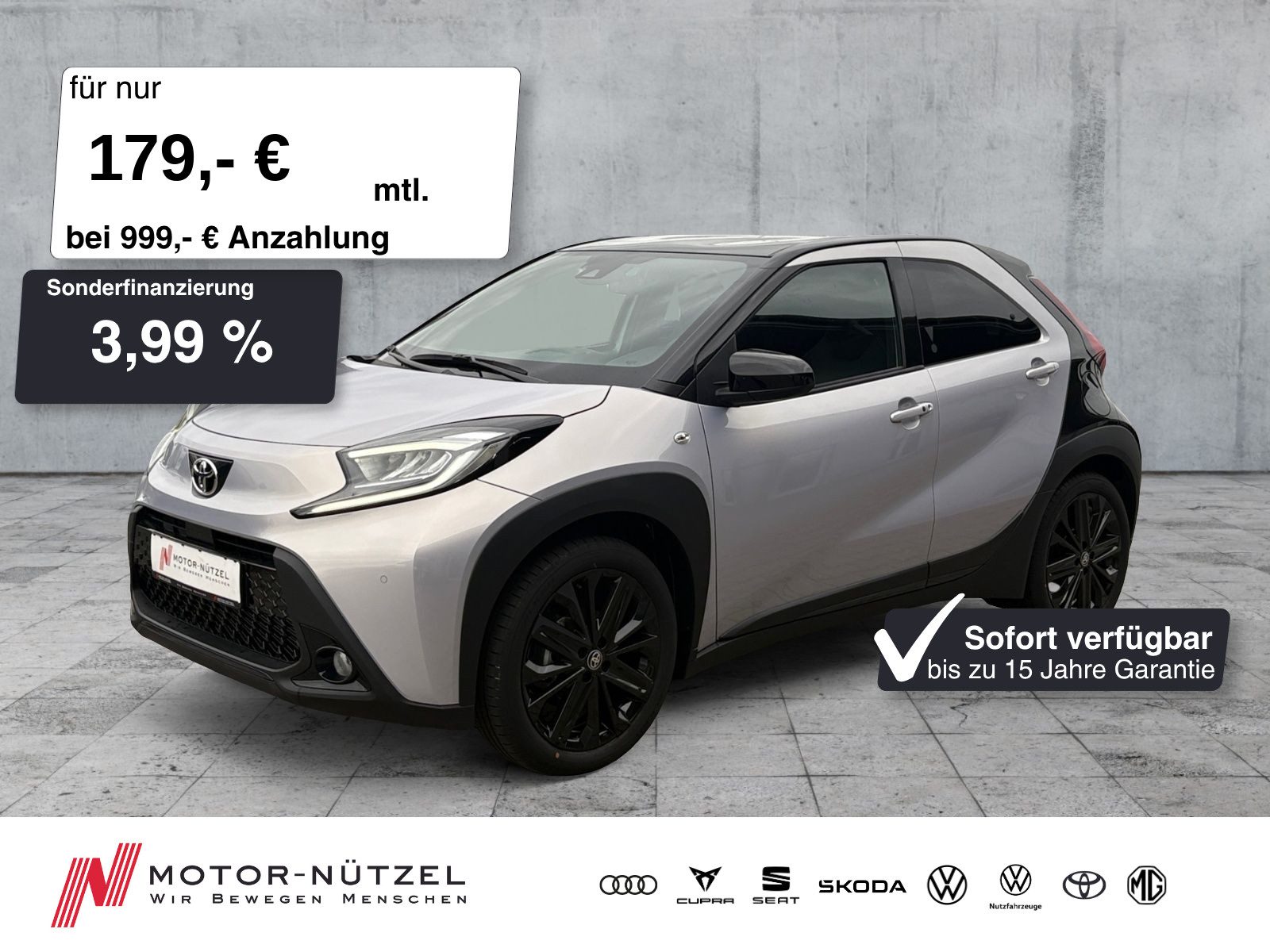 TOYOTA Aygo X 1.0 JBL Edition LED+NAV+APP+ACC+SHZ+RFK