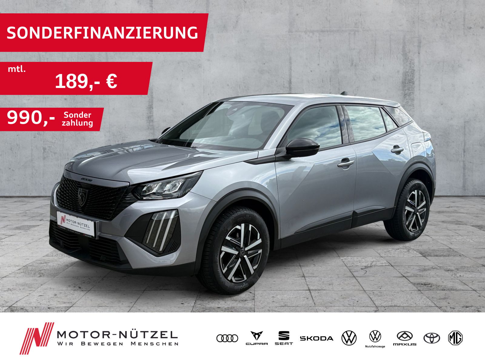 PEUGEOT 2008 1.2 PureTech 100 ACTIVE Eco-LED+NAV+RFK+DAB