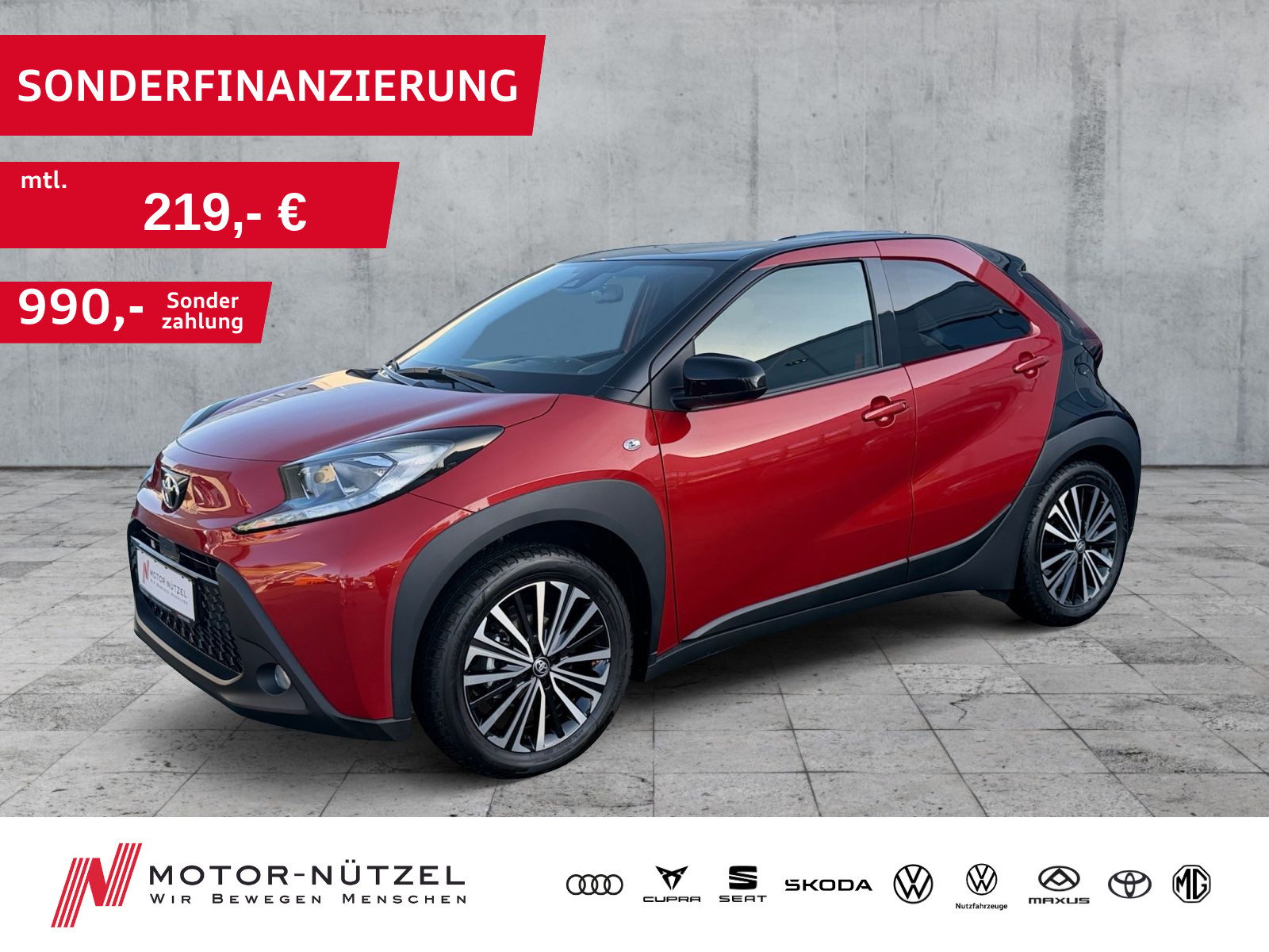 TOYOTA Aygo X 1.0 TEAMPLAYER ACC+RFK+APP+DAB+SHZ+MFL