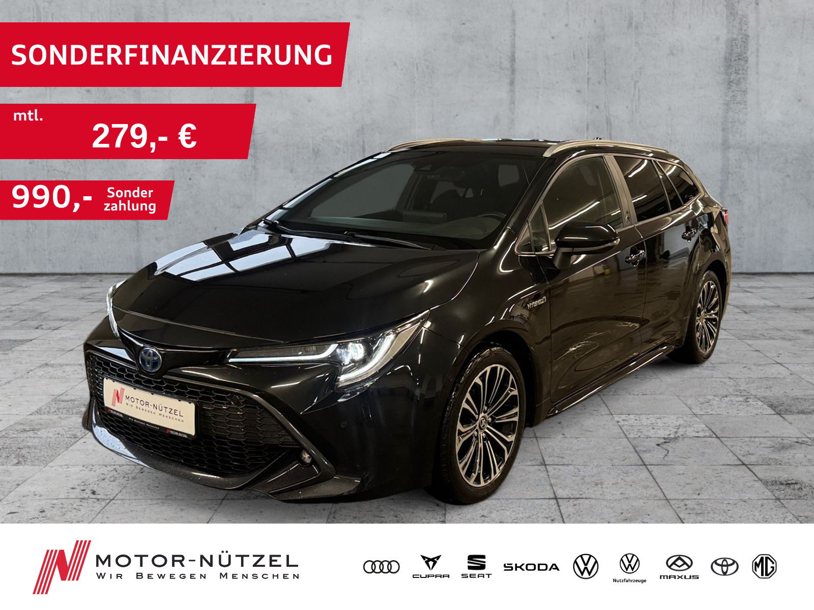 TOYOTA Corolla 2.0 Hybrid TEAM D LED+RFK+DAB+SHZ+GRA+BT