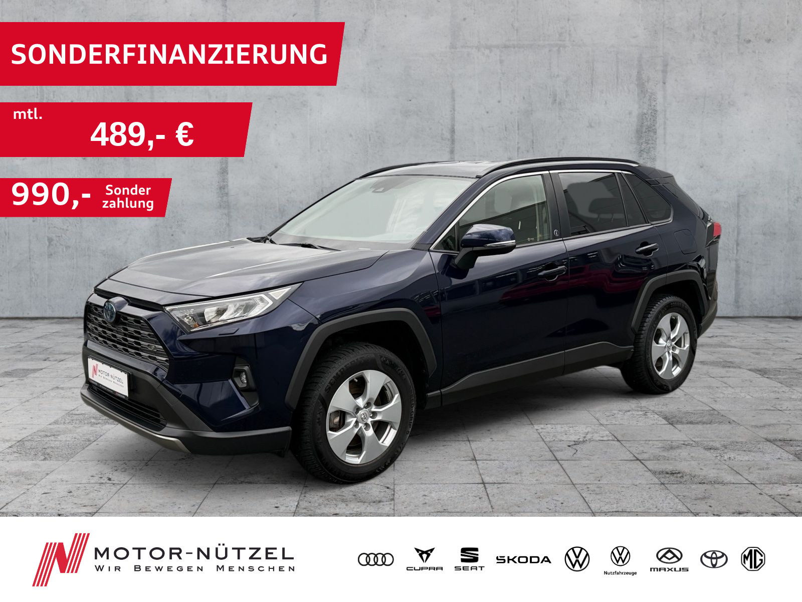 TOYOTA RAV 4 RAV4 2.5 Hybrid 4x4 Team D LED+ACC+RFK+SHZ+2xPDC