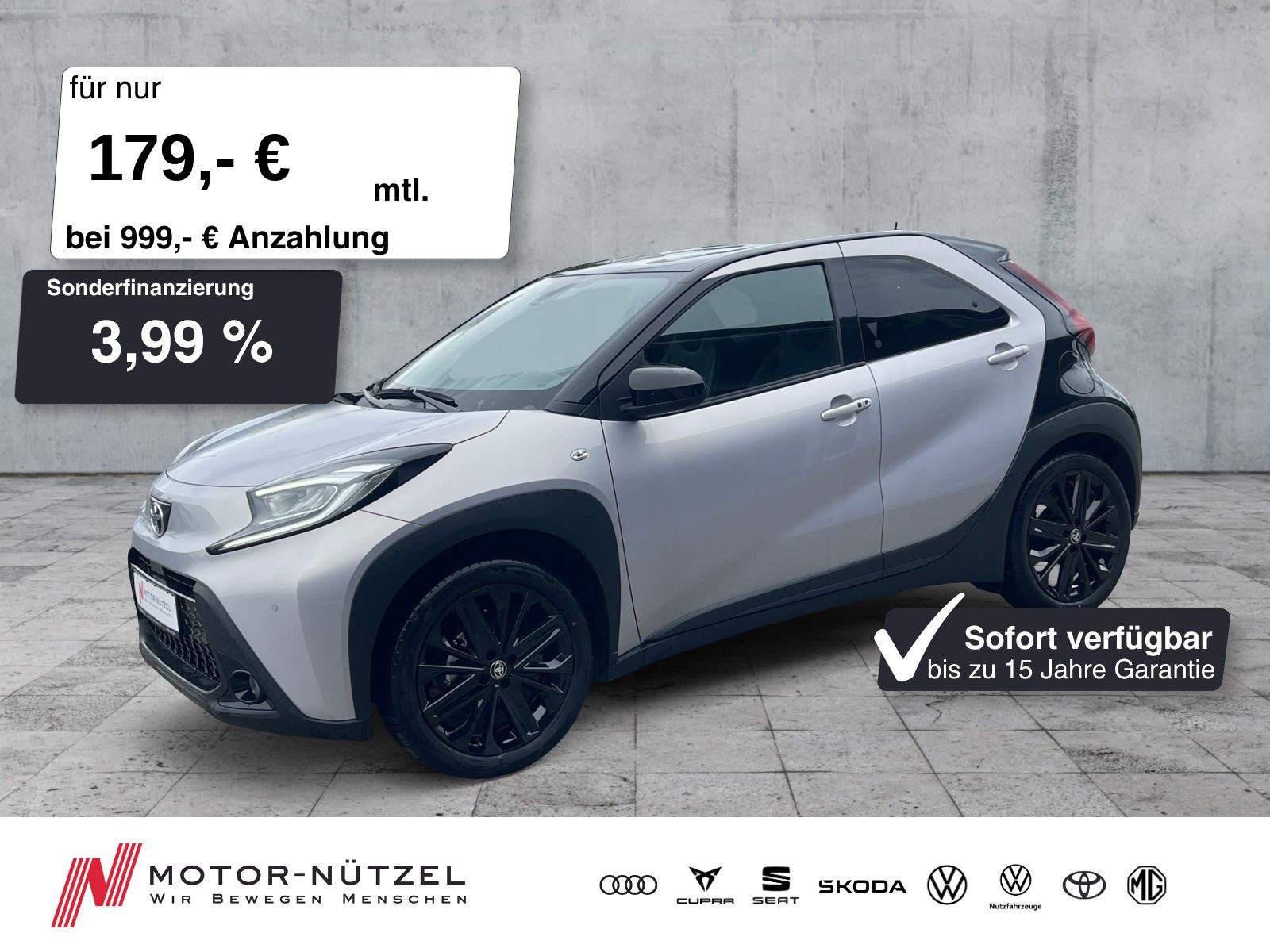 TOYOTA Aygo X 1.0 JBL Edition LED+NAV+APP+ACC+SHZ+RFK