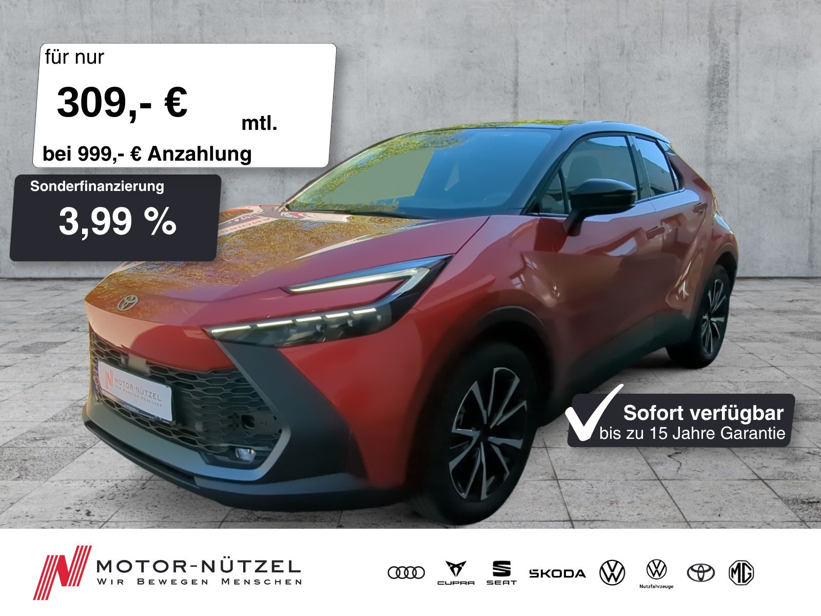 TOYOTA C-HR 2.0 Hybrid Teamplayer LED+NAVI+APP+ACC+SHZ