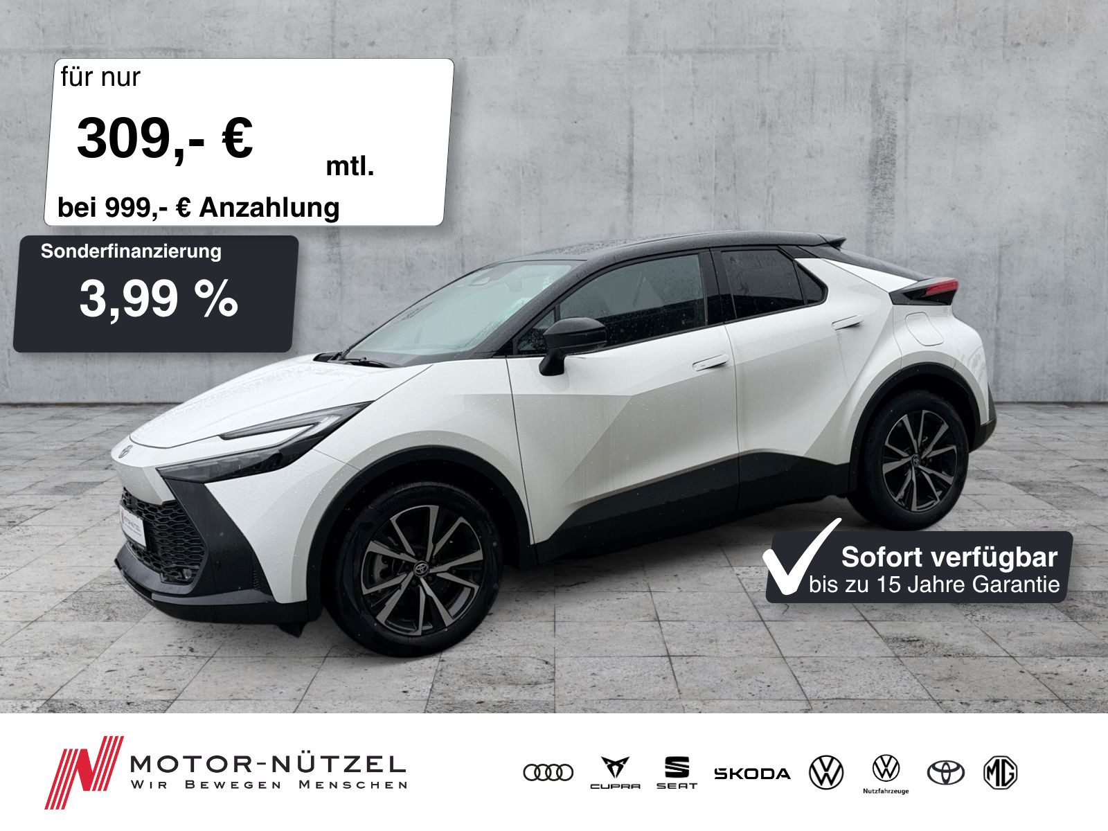 TOYOTA C-HR 2.0 Hybrid TEAM LED+NAVI+APP+ACC+SHZ+RFK