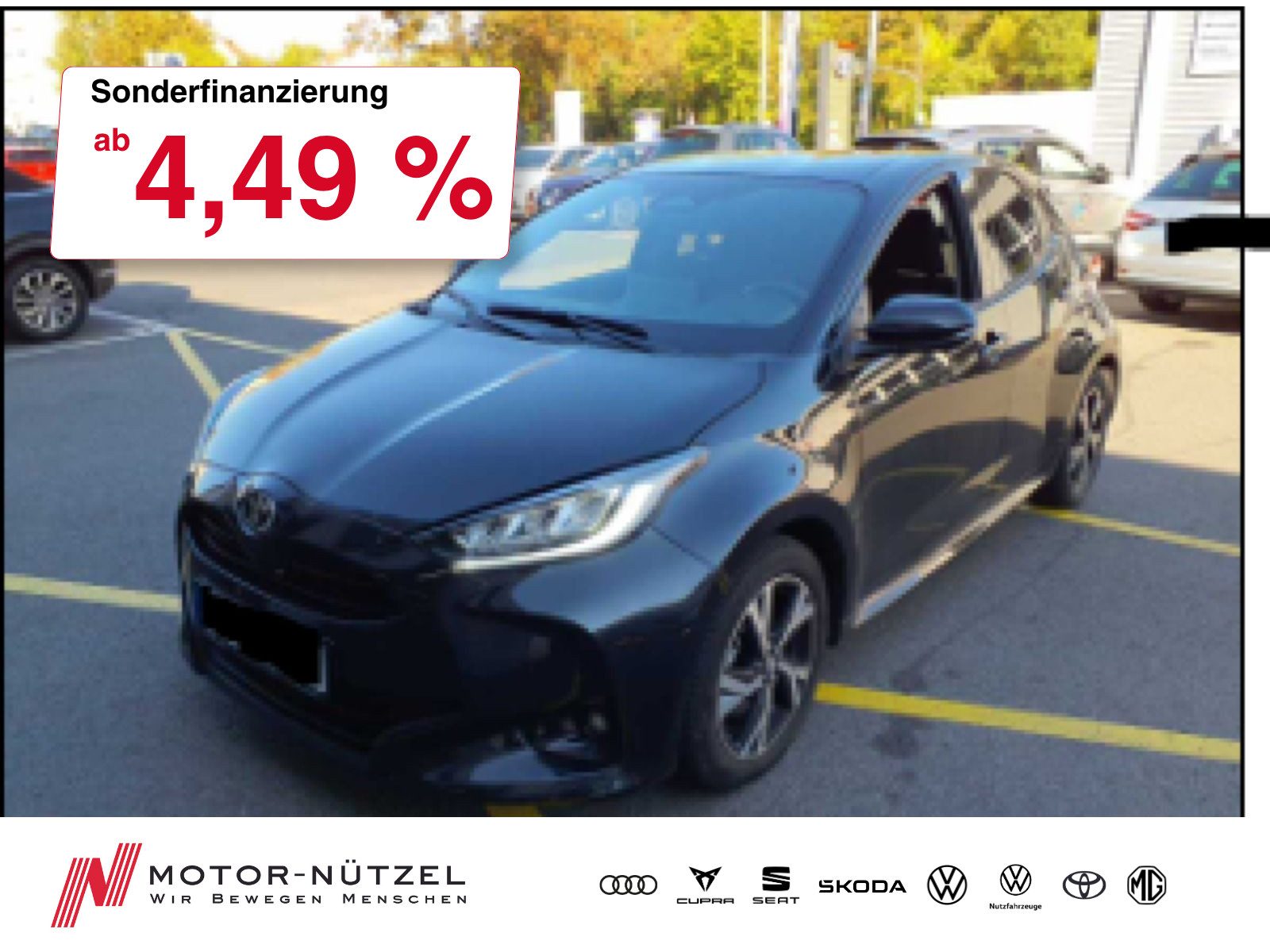 TOYOTA Yaris 1.5 Hybrid TEAMPLAYER LED+RFK+GRA+SHZ+LM