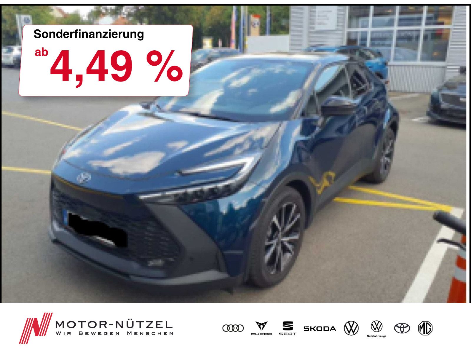 TOYOTA C-HR 1.8 Hybrid TEAMPLAYER 4x2 NAVI+RFK+ACC+SHZ