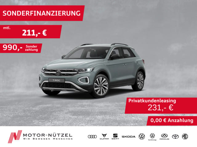 VW T-Roc 1.0 TSI MOVE LED+NAVI+APP+ACC+SHZ+PDC+RFK