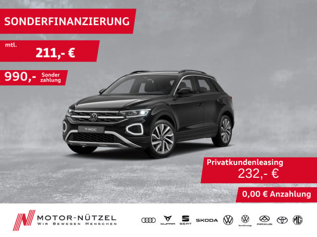 VW T-Roc 1.0 TSI MOVE LED+NAVI+APP+ACC+SHZ+PDC+RFK