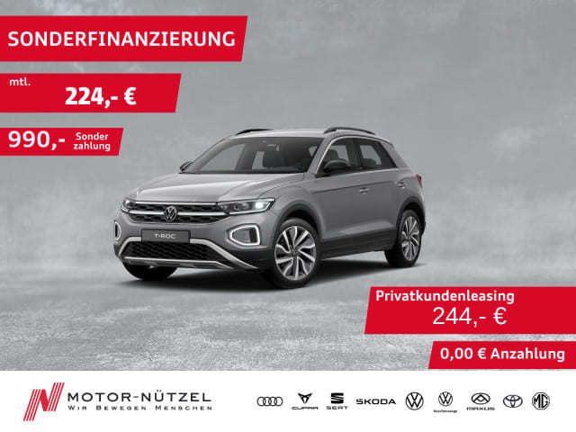 VW T-Roc 1.0 TSI MOVE LED+NAVI+APP+ACC+SHZ+PDC+RFK
