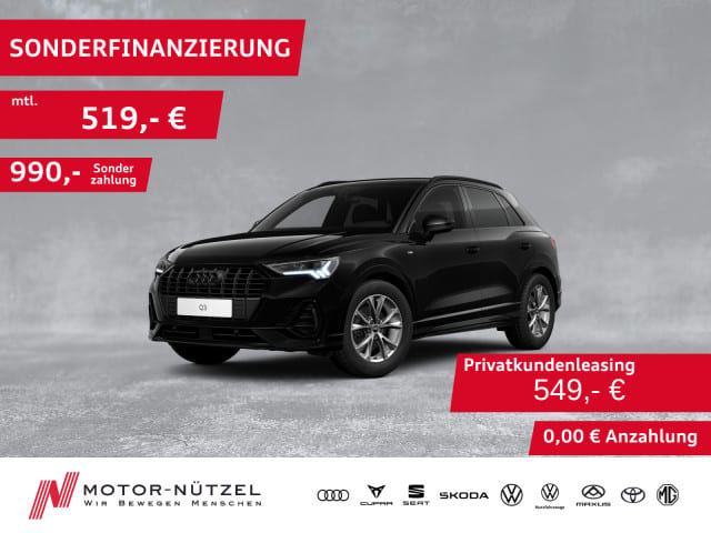 AUDI Q3 35TDI S-TR S-LINE LED+NAV+ACC+SHZ+PDC+RFK+AHK
