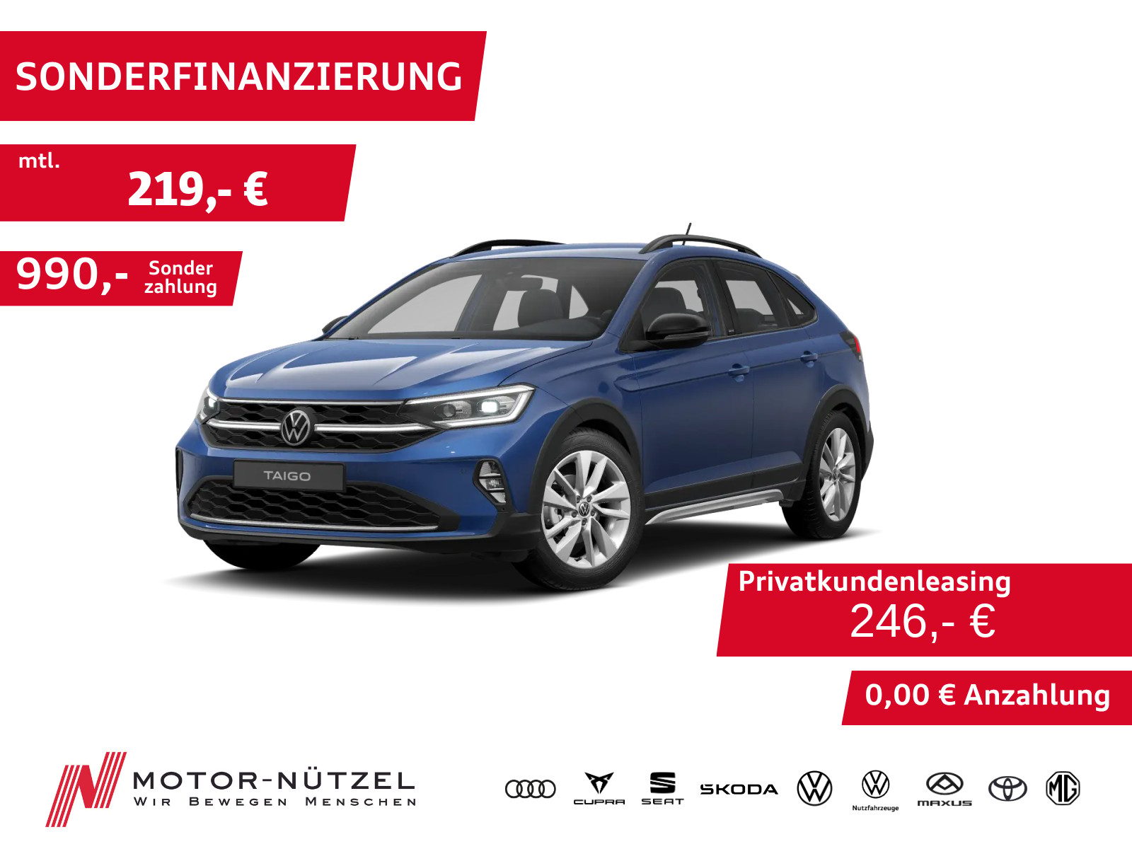 VW Taigo 1.0 TSI MOVE MATRIX+APP+ACC+SHZ+2xPDC+RFK