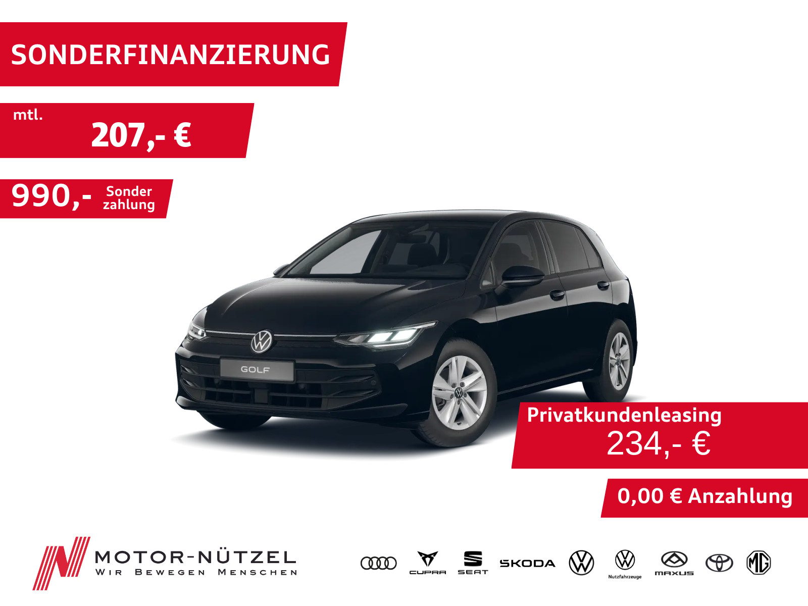 VW Golf VIII 1.5 TSI LIFE LED+NAVI+ACC+SHZ+PDC+RFK
