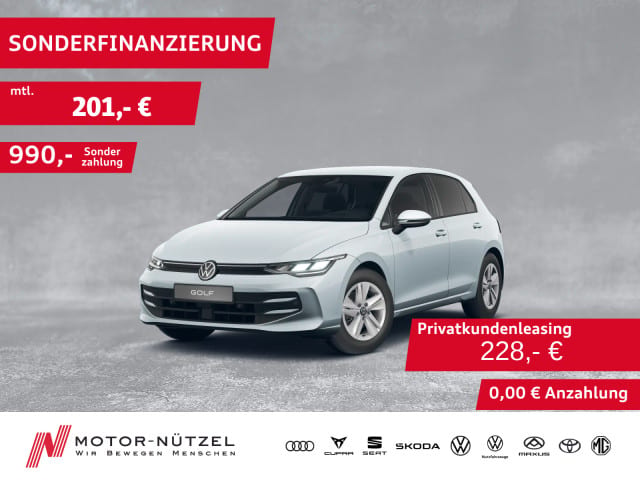 VW Golf VIII 1.5 TSI LIFE LED+NAVI+ACC+SHZ+PDC+RFK