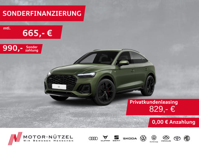 AUDI Q5 Sportback 40TDI QU S-TR S-LINE MATRIX+NAV+AHK