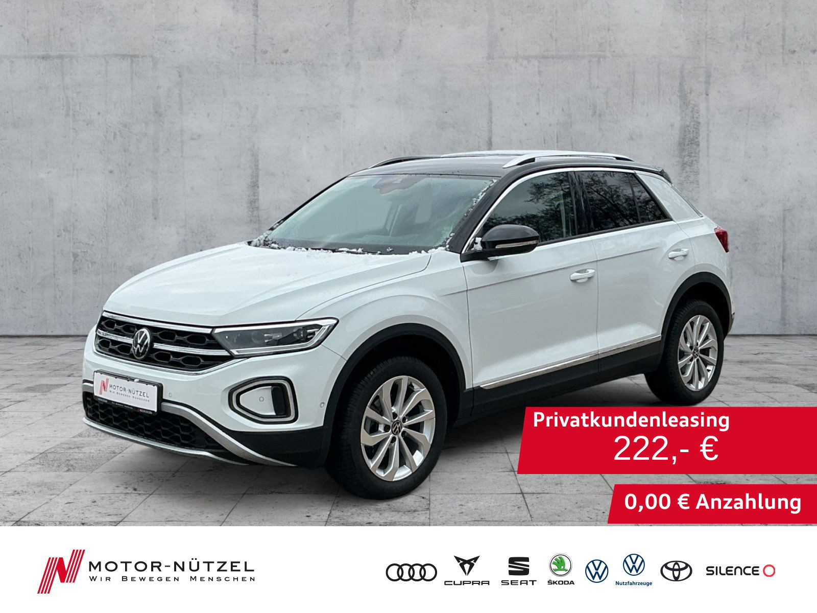 VW T-Roc 1.5 TSI STYLE 5JG+LEDplus+NAVI+AHK+ACC+SHZ