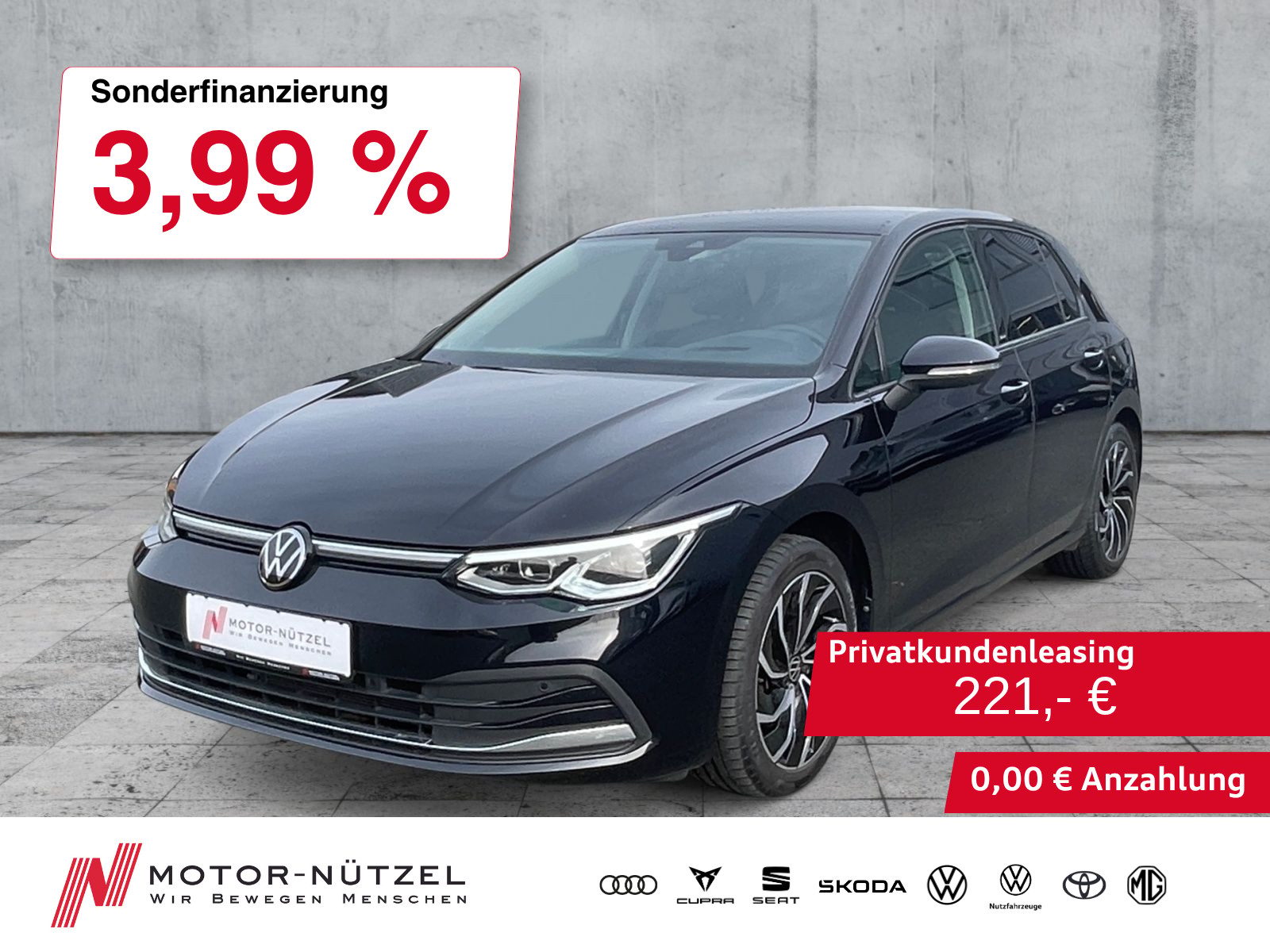 VW Golf VIII 1.5 eTSI DSG MOVE LED+NAVI+ACC+SHZ+AHK