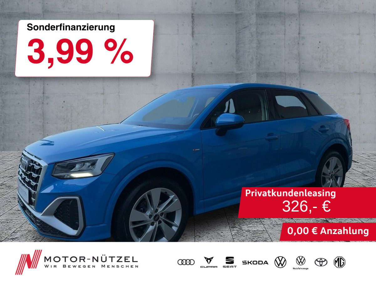AUDI Q2 35 TFSI S-TR S-LINE LED+PDC+GRA+SHZ+18"LM